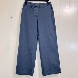 ELIZABETH AND JAMES Blue Mid-Rise Wide Leg Cropped Pants Size 0.
